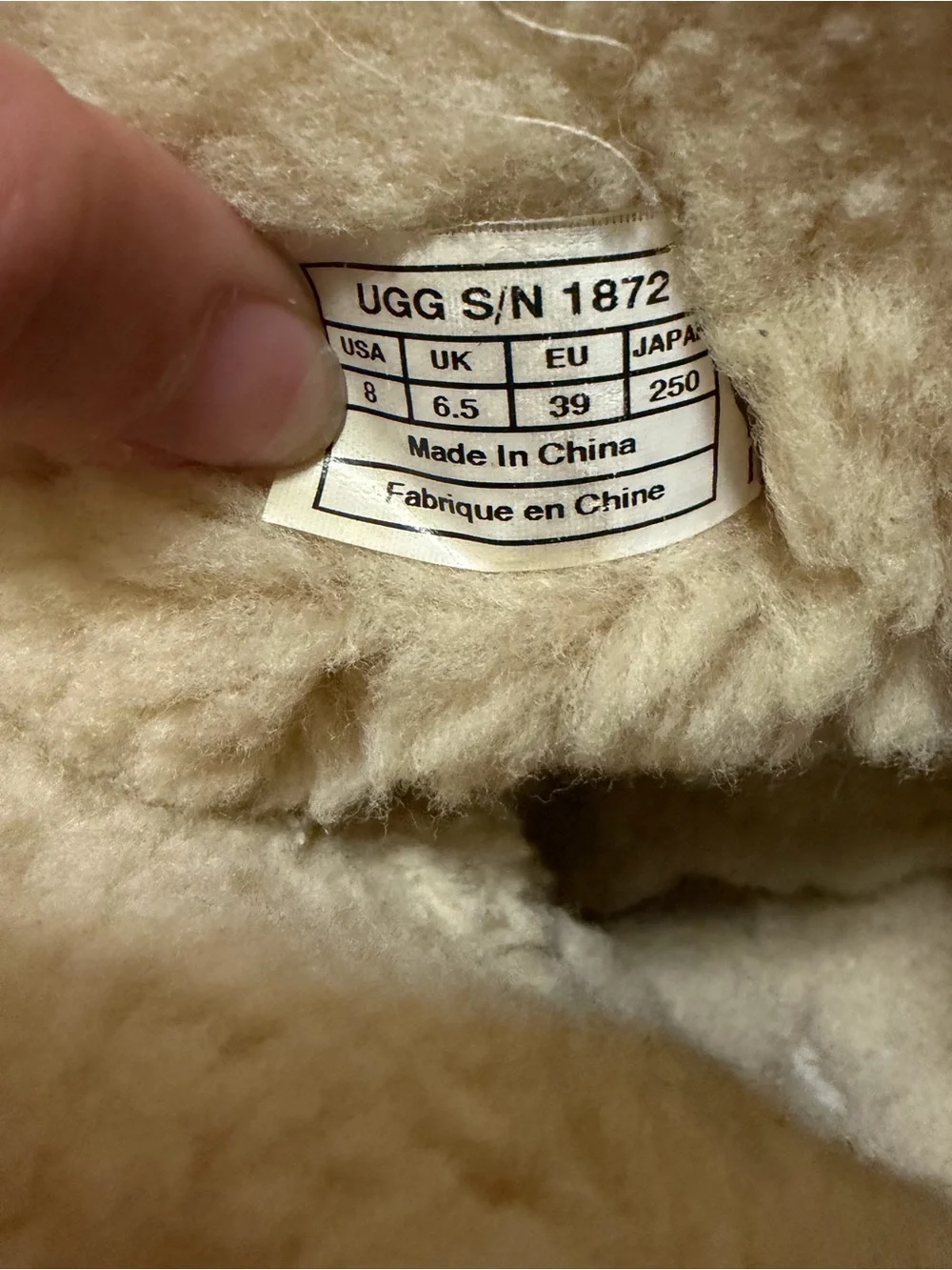 UGG Chestnut Shearling Short Boots